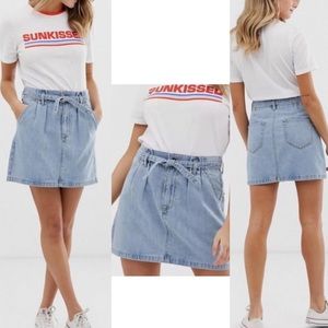 Hollister women skirt ultra high rinse skirt size 3/26 new no tag